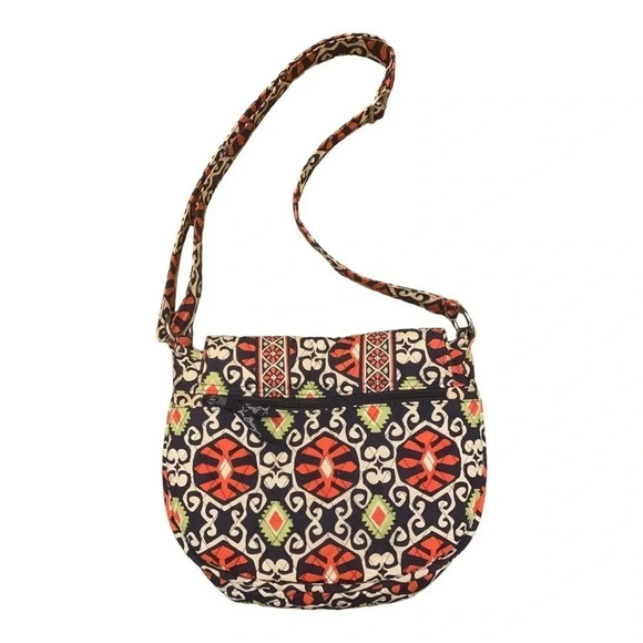 Vera Bradley Sun Valley RETIRED Print Crossbody Bag Southwest Orange Navy Sz OS - Picture 3 of 12
